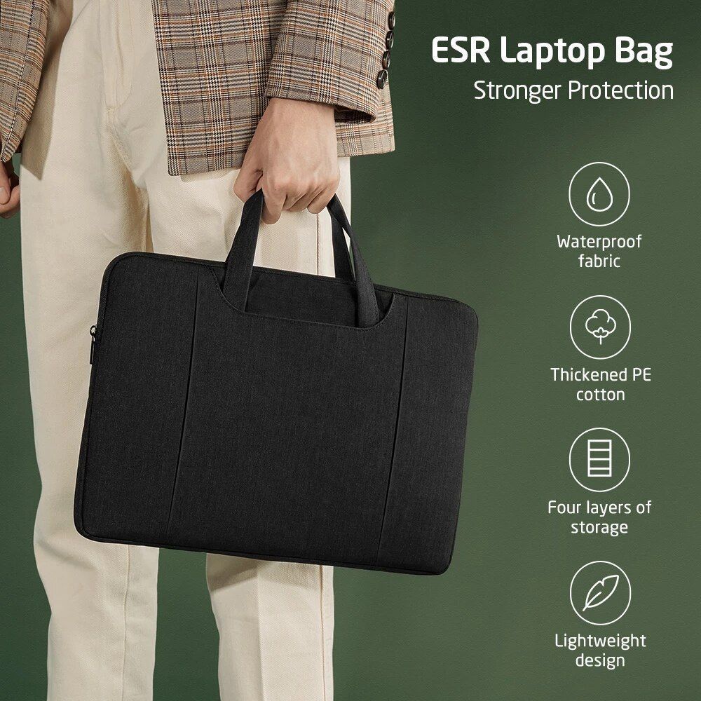 ESR Light Travel Series Laptop Bag 15,6″ Black GADGETS ESR ESR Light Travel Series Laptop Bag 15,6" Black - Image 5