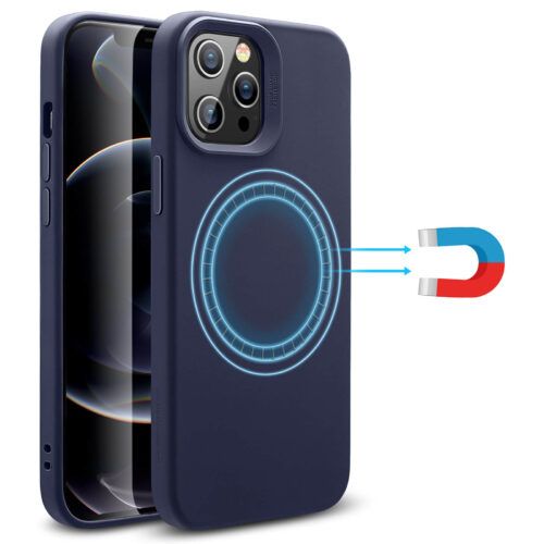 ESR iPhone 12/12 Pro Cloud HaloLock MagSafe Case Midnight Blue ΘΗΚΕΣ ESR ESR iPhone 12/12 Pro Cloud HaloLock MagSafe Case Midnight Blue