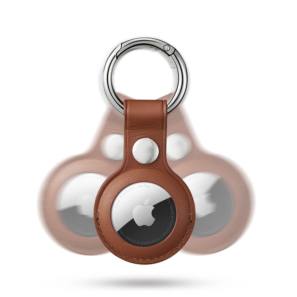 ESR AirTag Metro Leather Keychain Case Brown ΘΗΚΕΣ ESR ESR AirTag Metro Leather Keychain Case Brown - Image 11