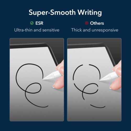 Alternative view of (2 Pack) ESR Screen Protector Paper Feel iPad Pro 12,9 (With Easy Installation Frame)
