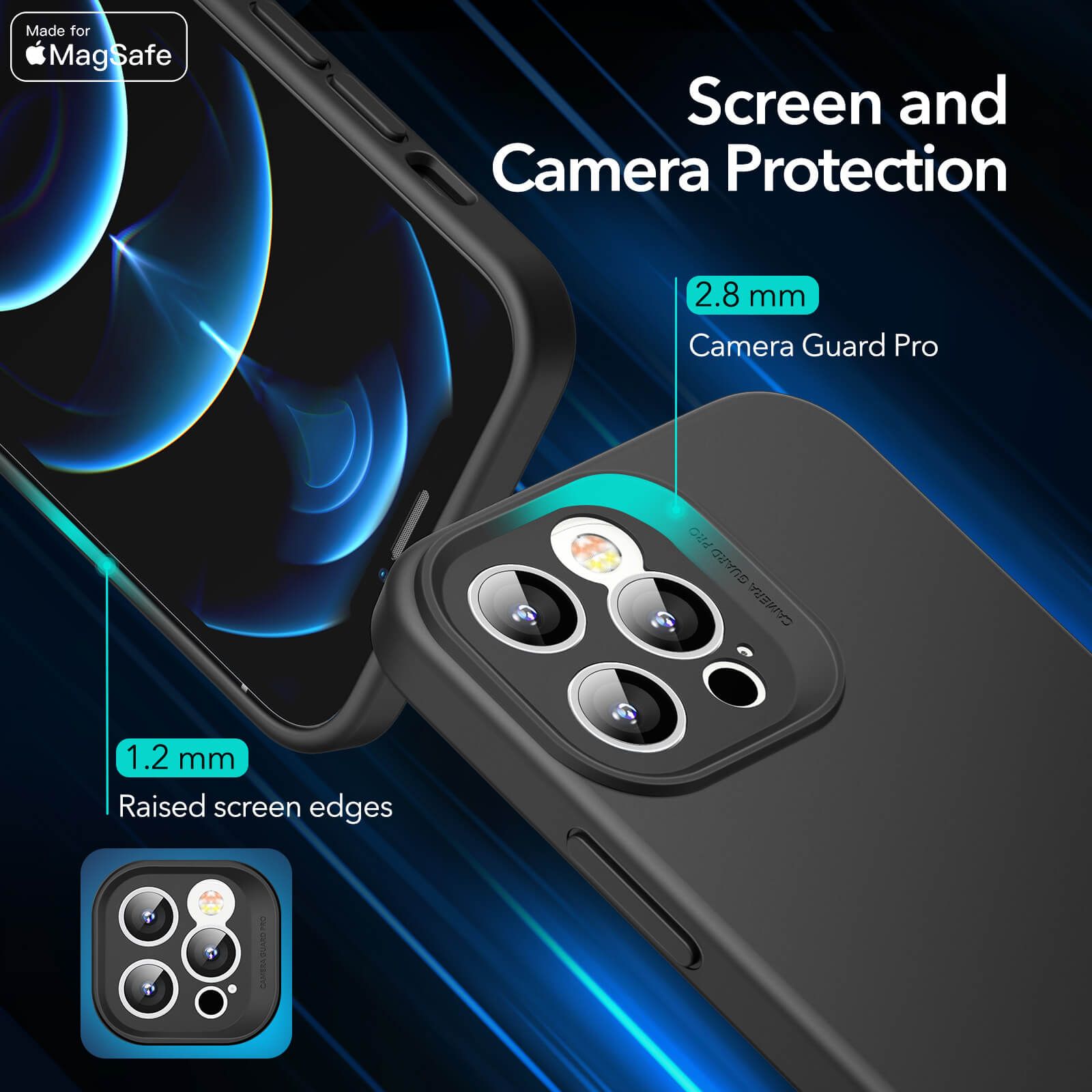 ESR iPhone 12 Pro Max Cloud Case Black MagSafe Certified STOCK OFFERS ESR ESR iPhone 12 Pro Max Cloud Case Black MagSafe Certified - Image 5