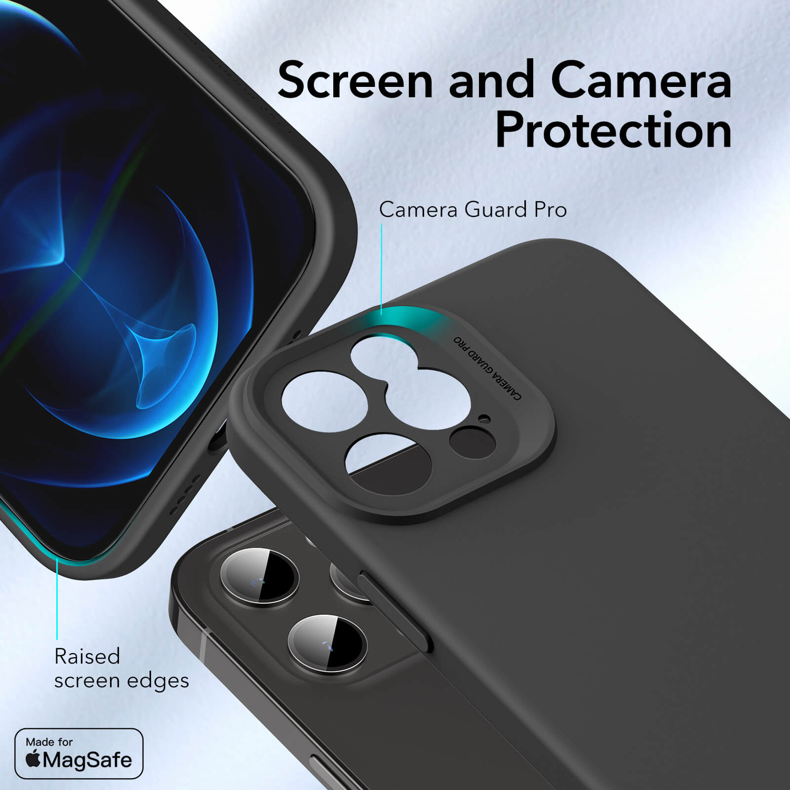 ESR iPhone 12 Pro Max Cloud Case Black MagSafe Certified STOCK OFFERS ESR ESR iPhone 12 Pro Max Cloud Case Black MagSafe Certified - Image 4