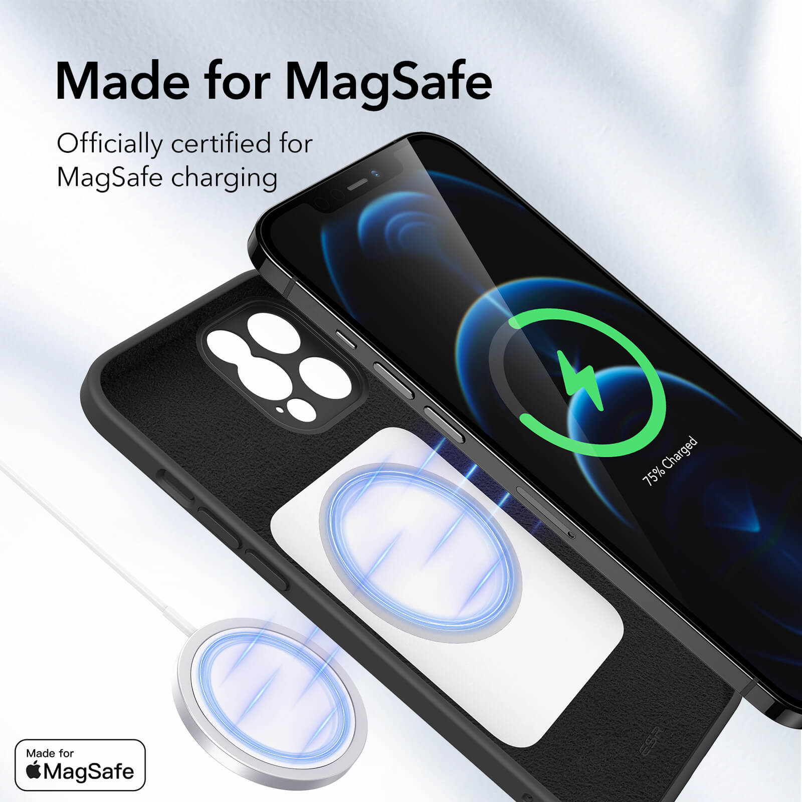 ESR iPhone 12 Pro Max Cloud Case Black MagSafe Certified STOCK OFFERS ESR ESR iPhone 12 Pro Max Cloud Case Black MagSafe Certified - Image 8