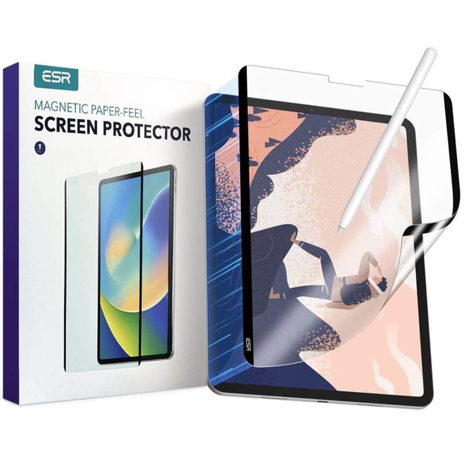 ESR Paper Feel Magnetic Screen Protector iPad Pro 12,9 ΠΡΟΣΤΑΣΙΑ ΟΘΟΝΗΣ ESR ESR Paper Feel Magnetic Screen Protector iPad Pro 12,9 - Image 7