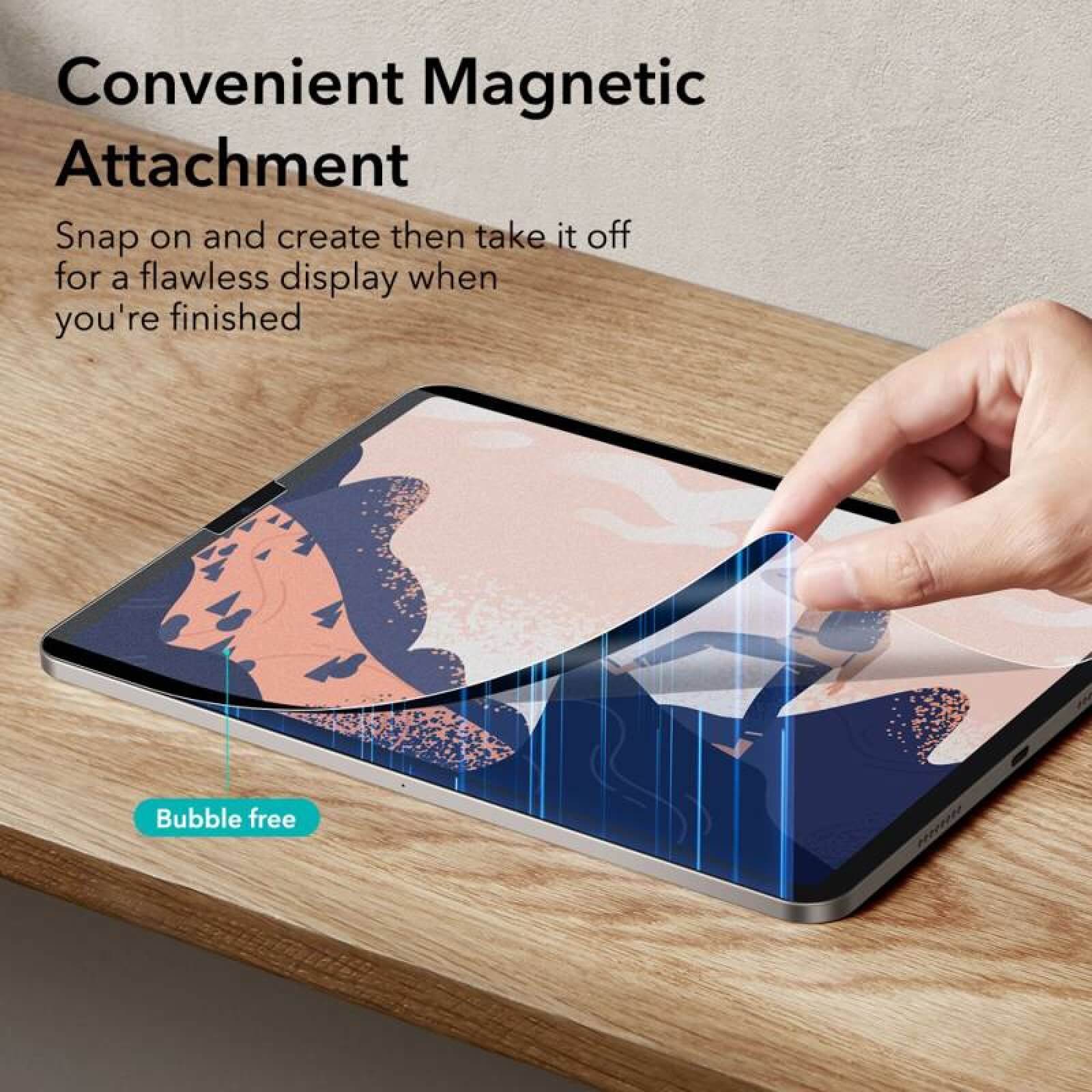 ESR Paper Feel Magnetic Screen Protector iPad Pro 12,9 ΠΡΟΣΤΑΣΙΑ ΟΘΟΝΗΣ ESR ESR Paper Feel Magnetic Screen Protector iPad Pro 12,9 - Image 3