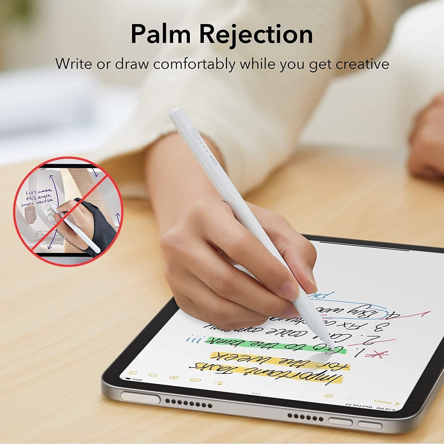 ESR Digital iPad Stylus Pencil with Magnetic Attachment Black GADGETS ESR ESR Digital iPad Stylus Pencil with Magnetic Attachment Black - Image 8