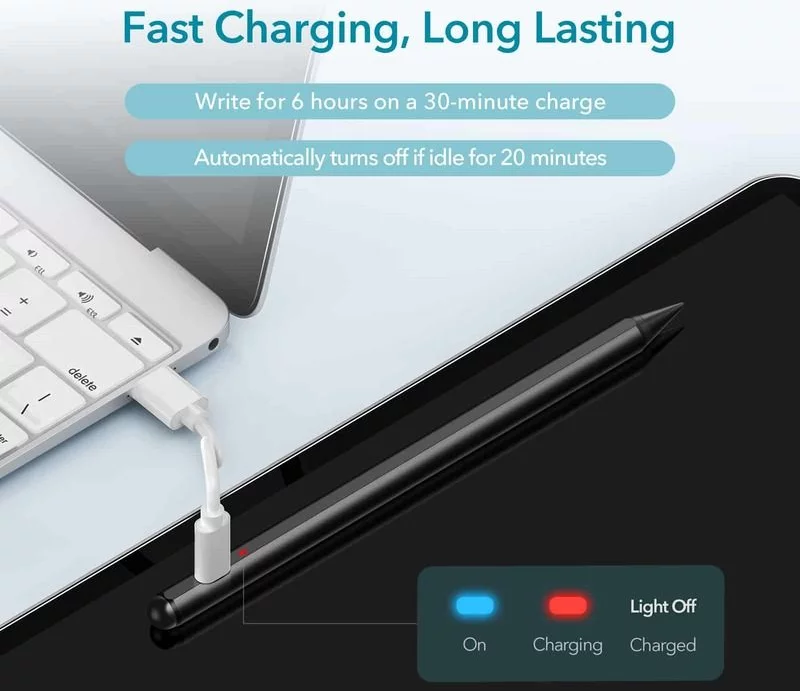 ESR Digital iPad Stylus Pencil with Magnetic Attachment Black GADGETS ESR ESR Digital iPad Stylus Pencil with Magnetic Attachment Black - Image 5