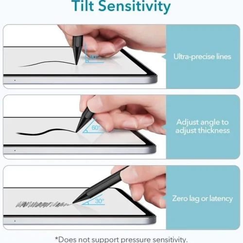 Alternative view of ESR Digital iPad Stylus Pencil with Magnetic Attachment Black