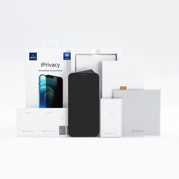 WiWU iPrivacy Easy Install Tray Tempered Glass iPhone 16 Pro Max ΠΡΟΣΤΑΣΙΑ ΟΘΟΝΗΣ WIWU WiWU iPrivacy Easy Install Tray Tempered Glass iPhone 16 Pro Max - Image 5