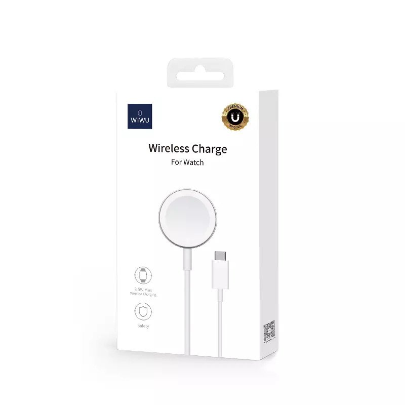 WiWU Apple Watch Wireless Charger Λευκό (M18) APPLE WATCH WIWU WiWU Apple Watch Wireless Charger Λευκό (M18) - Image 3