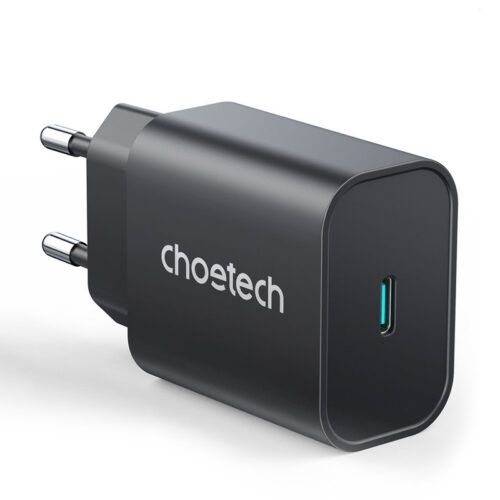Choetech Wall Charger PD PPS USB Type-C 25W Black (PD6003-EU) ΑΞΕΣΟΥΑΡ Choetech Choetech Wall Charger PD PPS USB Type-C 25W Black (PD6003-EU)
