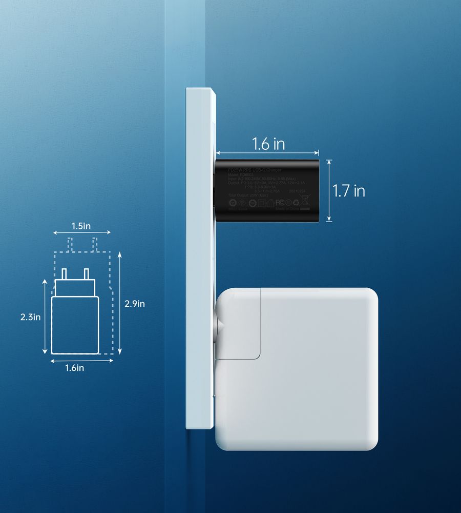 Choetech Wall Charger PD PPS USB Type-C 25W Black (PD6003-EU) ΑΞΕΣΟΥΑΡ Choetech Choetech Wall Charger PD PPS USB Type-C 25W Black (PD6003-EU) - Image 2