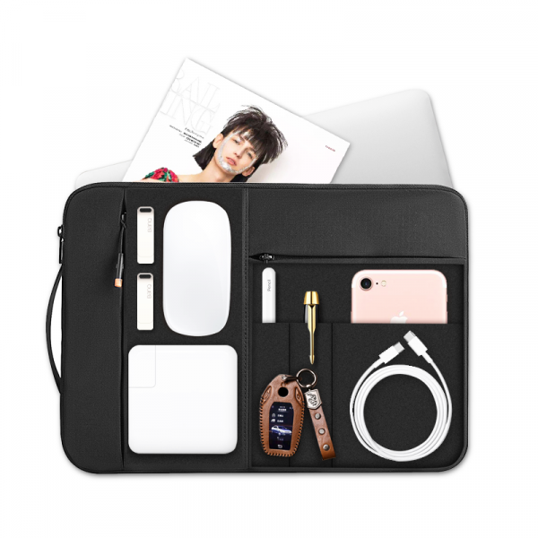 WiWU Alpha Slim Sleeve MacBook 14″ Black GADGETS WIWU WiWU Alpha Slim Sleeve MacBook 14" Black - Image 5