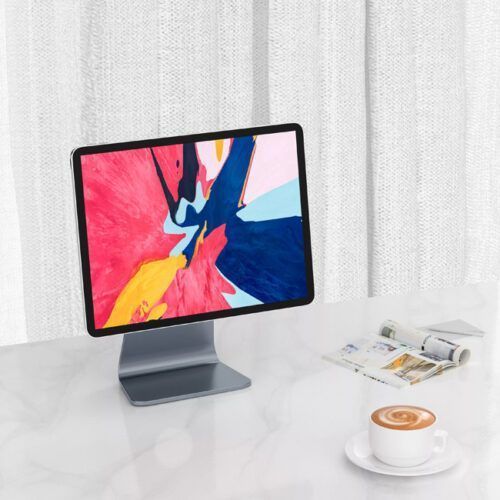 Alternative view of WiWU Adjustable Aluminum Magnetic Stand For iPad Pro 12.9 (ZM309)
