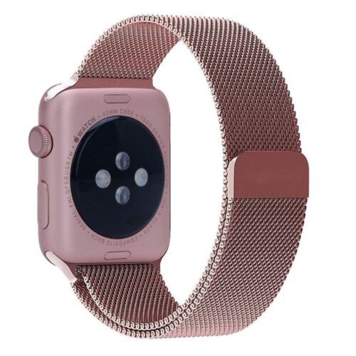 Alternative view of Milanese Loop Pink για Apple Watch 44/45/46/49mm