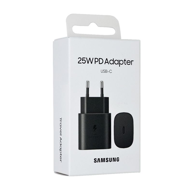 Φορτιστής Samsung USB-C 25W EP-TA800EWE Μαύρο (Retail) ΑΞΕΣΟΥΑΡ Samsung Original Φορτιστής Samsung USB-C 25W EP-TA800EWE Μαύρο (Retail)