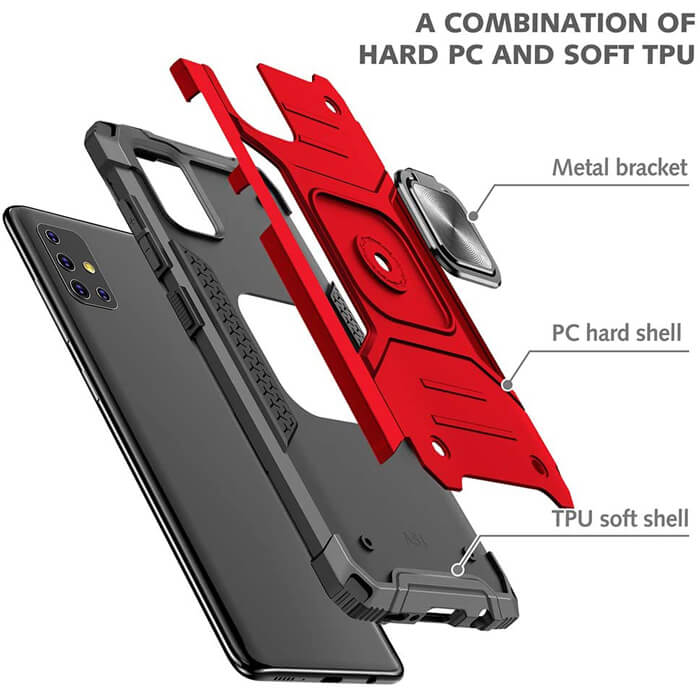 Armor Ringstand Case Blue Xiaomi Redmi Note 11/11s ΘΗΚΕΣ OEM Armor Ringstand Case Blue Xiaomi Redmi Note 11/11s - Image 2