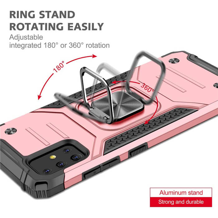 Armor Ringstand Case Rose Gold Xiaomi Redmi Note 10 5G/Poco M3 Pro 5G ΘΗΚΕΣ OEM Armor Ringstand Case Rose Gold Xiaomi Redmi Note 10 5G/Poco M3 Pro 5G - Image 7