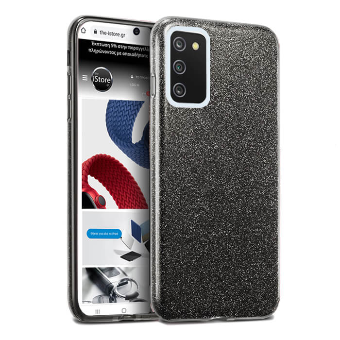 Θήκη Hybrid Strass Black Case Samsung Galaxy A23 4G/5G ΘΗΚΕΣ Orso Θήκη Hybrid Strass Black Case Samsung Galaxy A23 4G/5G