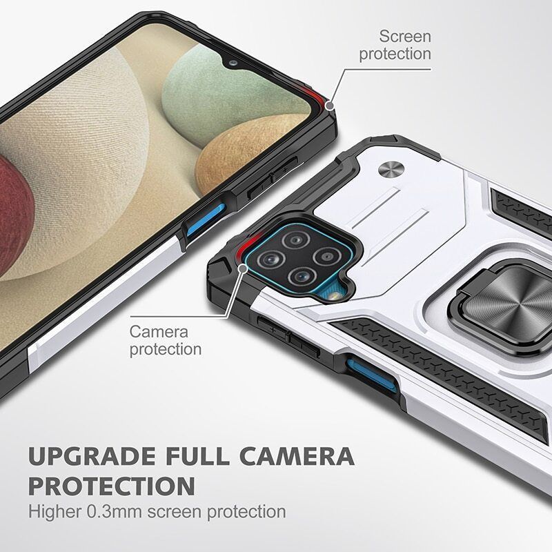 Armor Ringstand Case Silver Samsung Galaxy A23 4G/5G ΘΗΚΕΣ OEM Armor Ringstand Case Silver Samsung Galaxy A23 4G/5G - Image 8