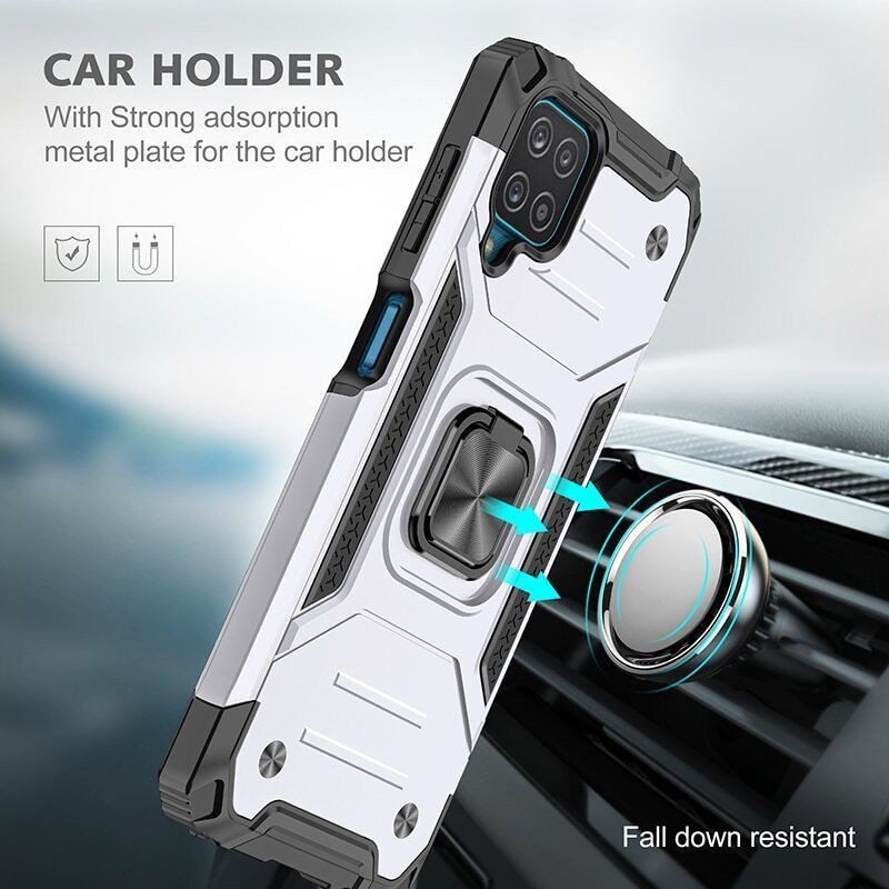 Armor Ringstand Case Silver Samsung Galaxy A23 4G/5G ΘΗΚΕΣ OEM Armor Ringstand Case Silver Samsung Galaxy A23 4G/5G - Image 5