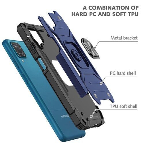 Alternative view of Θήκη Armor Ringstand Blue Samsung Galaxy A14 4G/5G