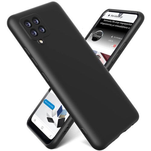 Rubber Silk Case Black Samsung Galaxy M53 5G ΘΗΚΕΣ OEM Rubber Silk Case Black Samsung Galaxy M53 5G