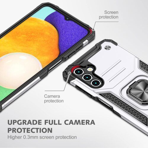Alternative view of Θήκη Armor Ringstand Silver Samsung Galaxy A15