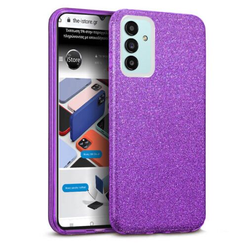 Hybrid Strass Violet Case Samsung Galaxy M13/M23 5G