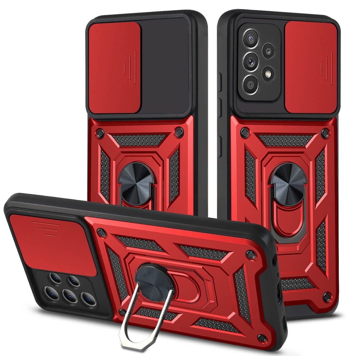 Combo Kickstand Slide Camera Case Red Samsung Galaxy A13 ΘΗΚΕΣ OEM Combo Kickstand Slide Camera Case Red Samsung Galaxy A13 - Image 8