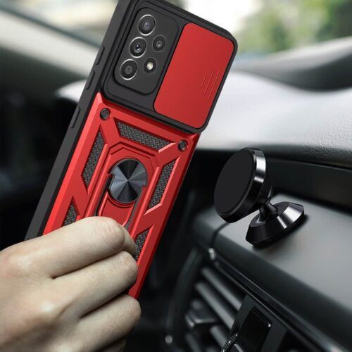 Alternative view of Combo Kickstand Slide Camera Case Red Samsung Galaxy A13
