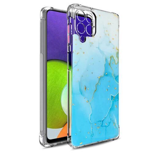 Royal Marble Silicone Case Blue Samsung Galaxy M32
