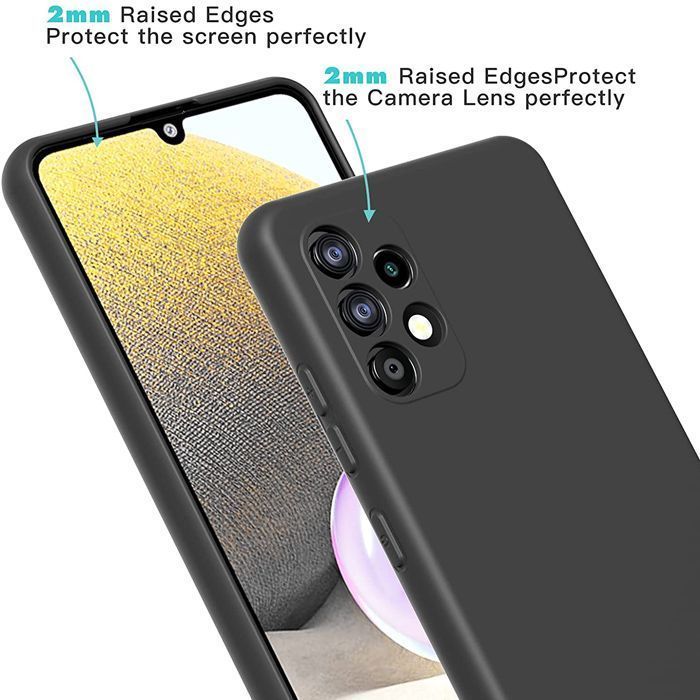 Rubber Silk Case Black Samsung Galaxy A32 5G ΘΗΚΕΣ OEM Rubber Silk Case Black Samsung Galaxy A32 5G - Image 3
