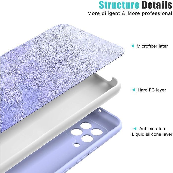 Rubber Silk Case Violet Samsung Galaxy A22 4G ΘΗΚΕΣ OEM Rubber Silk Case Violet Samsung Galaxy A22 4G - Image 3
