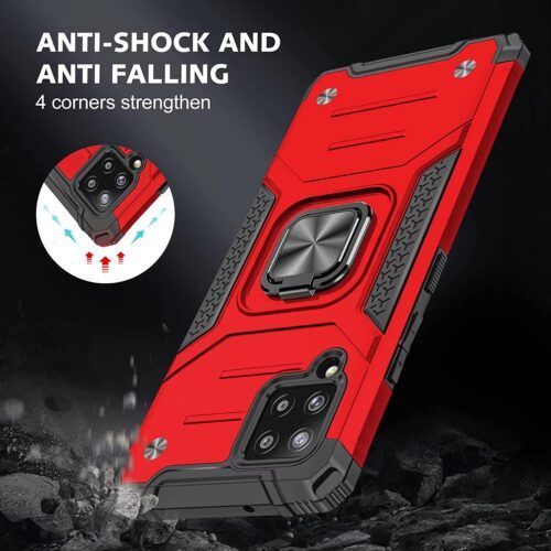 Alternative view of Θήκη Armor Ringstand Red Samsung Galaxy A14 4G/5G