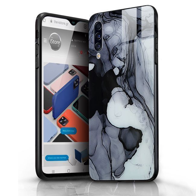Glossy Marble Smoke Case Samsung Galaxy A30s/A50/A50s ΘΗΚΕΣ OEM Glossy Marble Smoke Case Samsung Galaxy A30s/A50/A50s