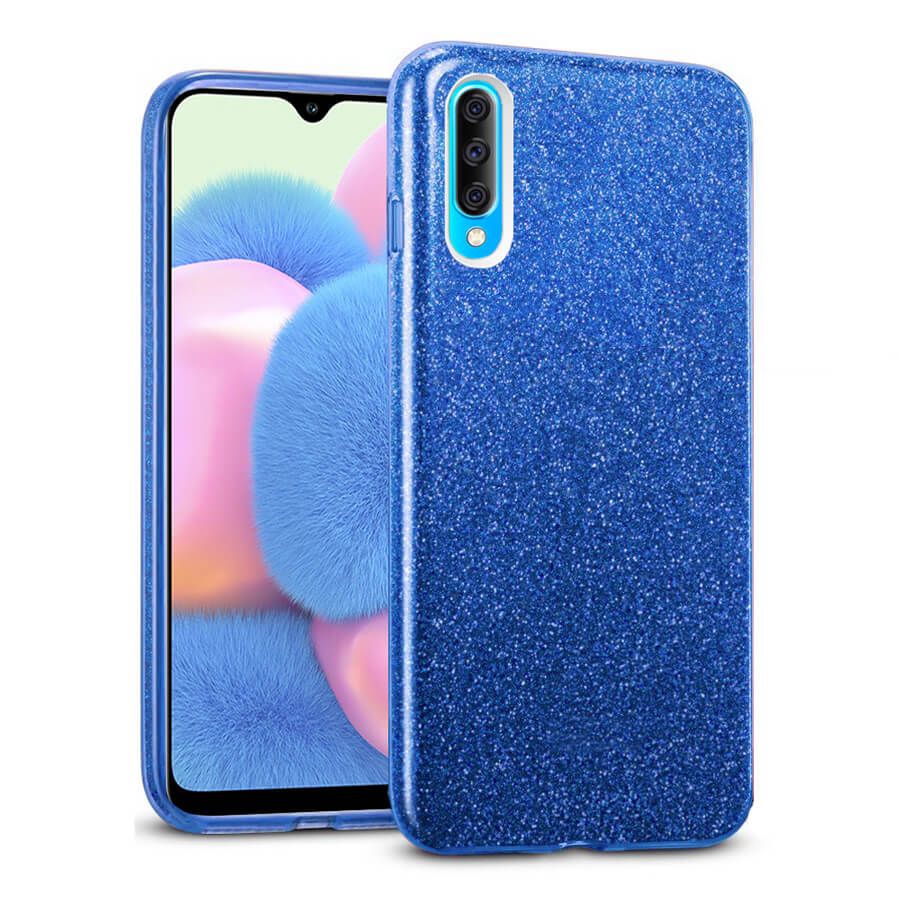 Hybrid Strass Full Blue Case Galaxy A30s ΘΗΚΕΣ OEM Hybrid Strass Full Blue Case Galaxy A30s