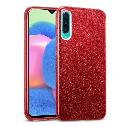 Hybrid Strass Full Red Case Galaxy A30s ΘΗΚΕΣ OEM Hybrid Strass Full Red Case Galaxy A30s