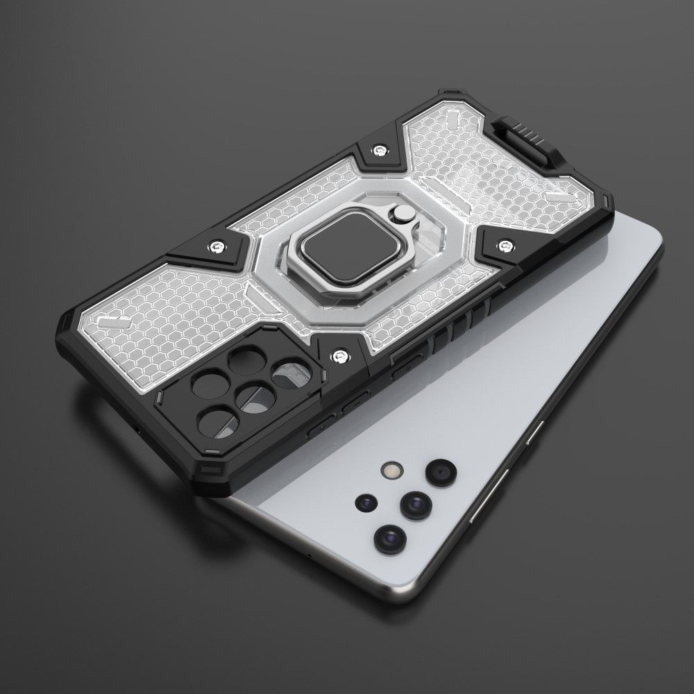 Armor Honeycomb CamShield Case Clear Black Samsung Galaxy A32 4G ΘΗΚΕΣ OEM Armor Honeycomb CamShield Case Clear Black Samsung Galaxy A32 4G - Image 6
