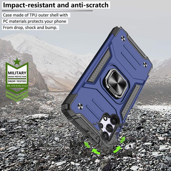 Armor Ringstand Case Blue Samsung Galaxy A32 5G ΘΗΚΕΣ OEM Armor Ringstand Case Blue Samsung Galaxy A32 5G - Image 5