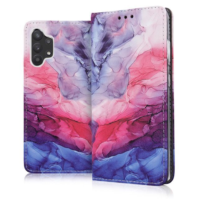 Book Marble Sky Fire Case Samsung Galaxy A32 4G ΘΗΚΕΣ OEM Book Marble Sky Fire Case Samsung Galaxy A32 4G