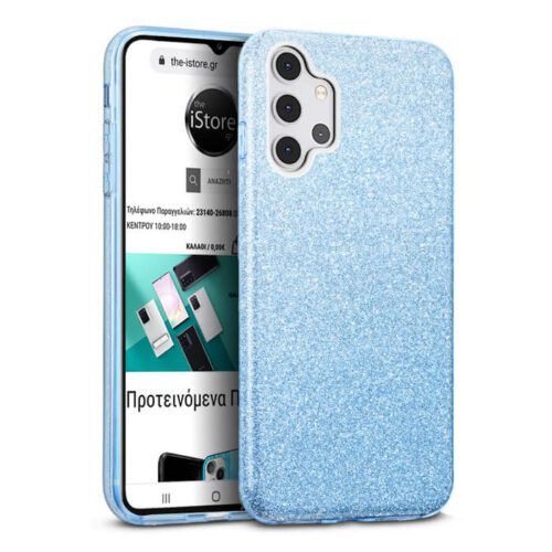 Hybrid Strass Blue Case Samsung Galaxy A32 4G ΘΗΚΕΣ OEM Hybrid Strass Blue Case Samsung Galaxy A32 4G