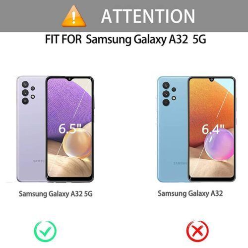 Alternative view of Armor Ringstand Case Red Samsung Galaxy A32 5G