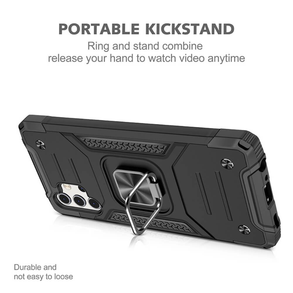 Armor Ringstand Case Black Samsung Galaxy A32 4G ΘΗΚΕΣ OEM Armor Ringstand Case Black Samsung Galaxy A32 4G - Image 3