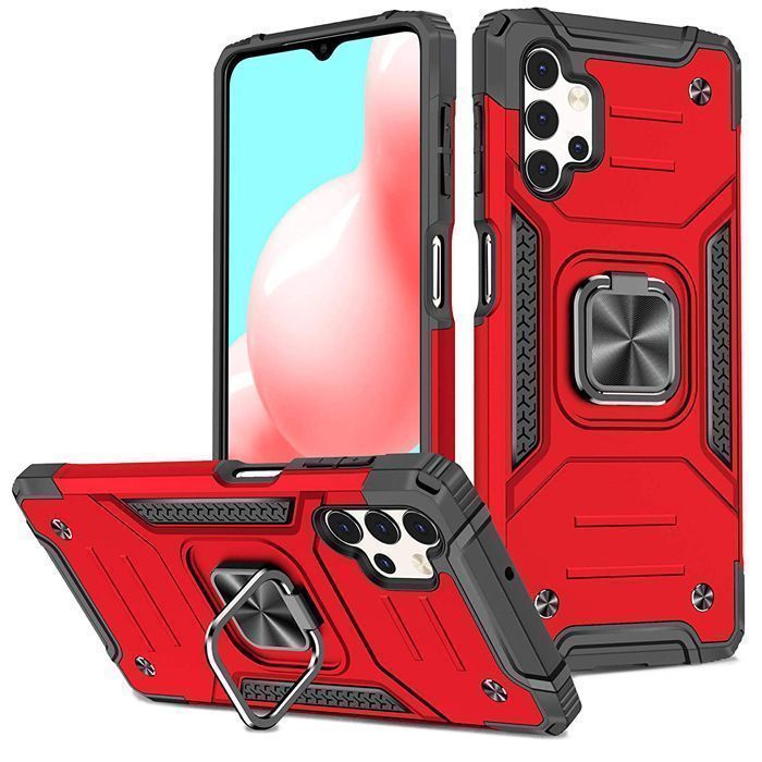 Armor Ringstand Case Red Samsung Galaxy A32 5G ΘΗΚΕΣ OEM Armor Ringstand Case Red Samsung Galaxy A32 5G