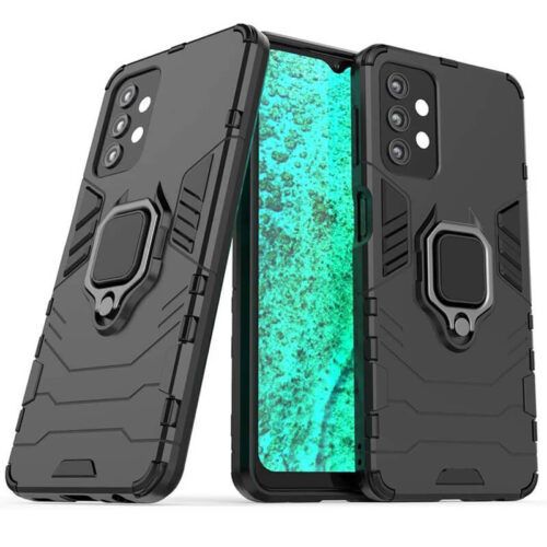 OEM Finger Ring Kickstand Armor Black Samsung Galaxy A32 4G ΘΗΚΕΣ OEM OEM Finger Ring Kickstand Armor Black Samsung Galaxy A32 4G