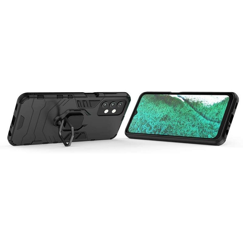 OEM Finger Ring Kickstand Armor Black Samsung Galaxy A32 5G ΘΗΚΕΣ OEM OEM Finger Ring Kickstand Armor Black Samsung Galaxy A32 5G - Image 3