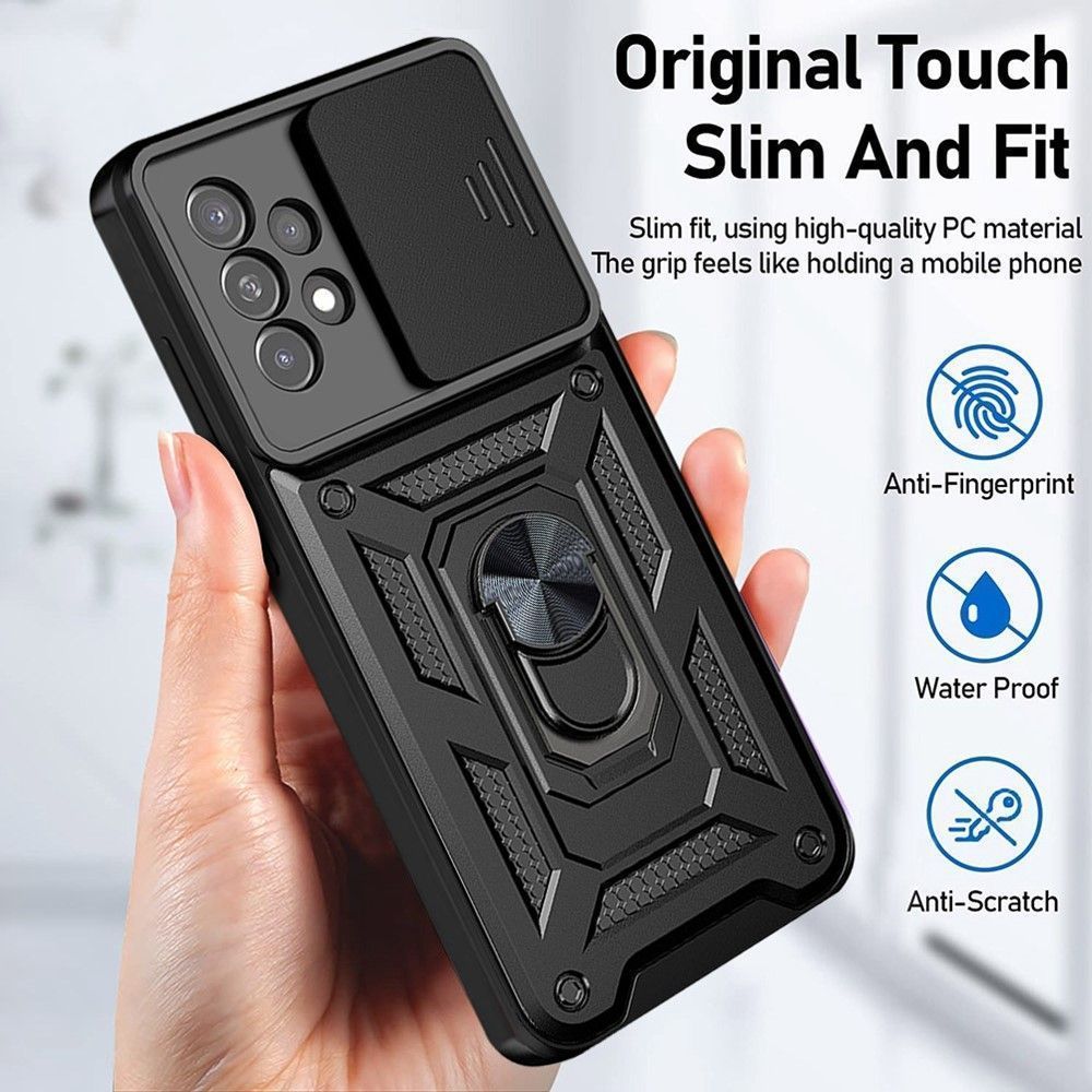 Combo Kickstand Slide Camera Case Red Samsung Galaxy A33 5G ΘΗΚΕΣ OEM Combo Kickstand Slide Camera Case Red Samsung Galaxy A33 5G - Image 6
