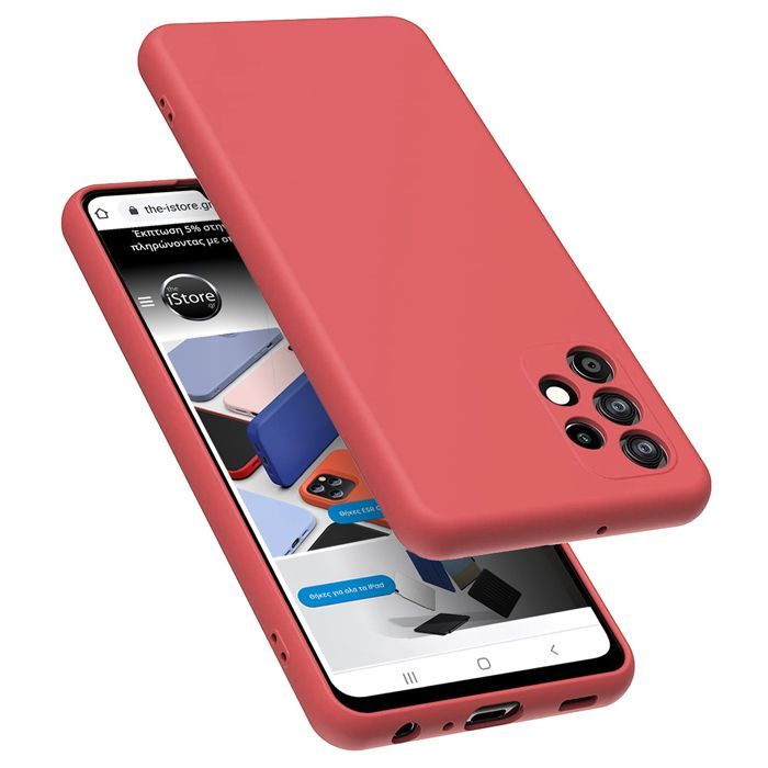 Rubber Silk Case Tomato Red Samsung Galaxy A53 5G ΘΗΚΕΣ OEM Rubber Silk Case Tomato Red Samsung Galaxy A53 5G