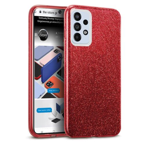 Hybrid Strass Red Case Samsung Galaxy A33 5G ΘΗΚΕΣ OEM Hybrid Strass Red Case Samsung Galaxy A33 5G